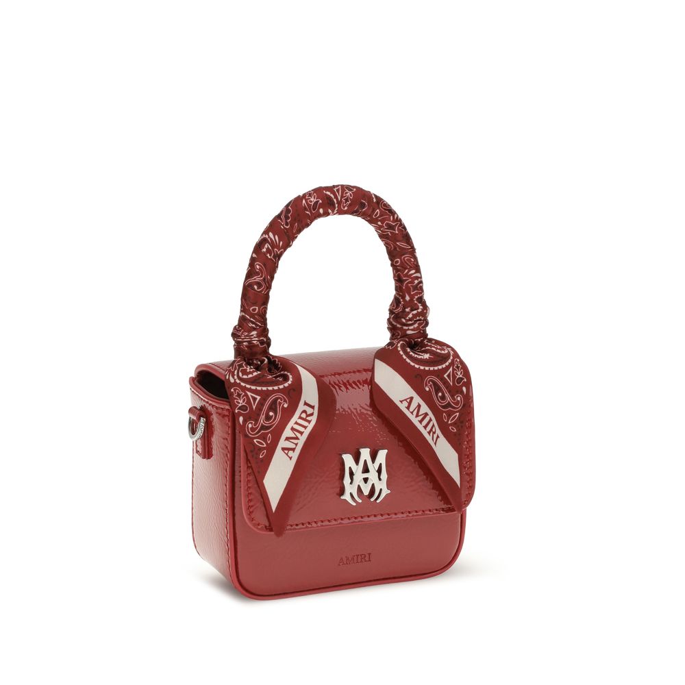 Amiri Red Calf Leather Bos Taurus Handbag Amiri