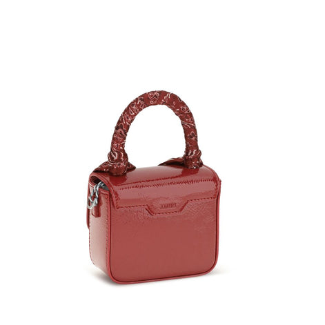 Amiri Red Calf Leather Bos Taurus Handbag Amiri