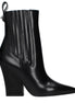 Valentino Garavani Black Leather Ankle Boots Valentino Garavani