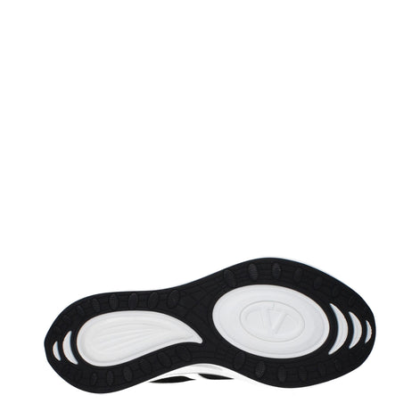 Valentino Garavani White Fabric Athletic Sneakers Valentino Garavani