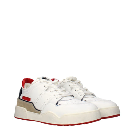 Isabel Marant White Leather Low Top Sneakers Isabel Marant