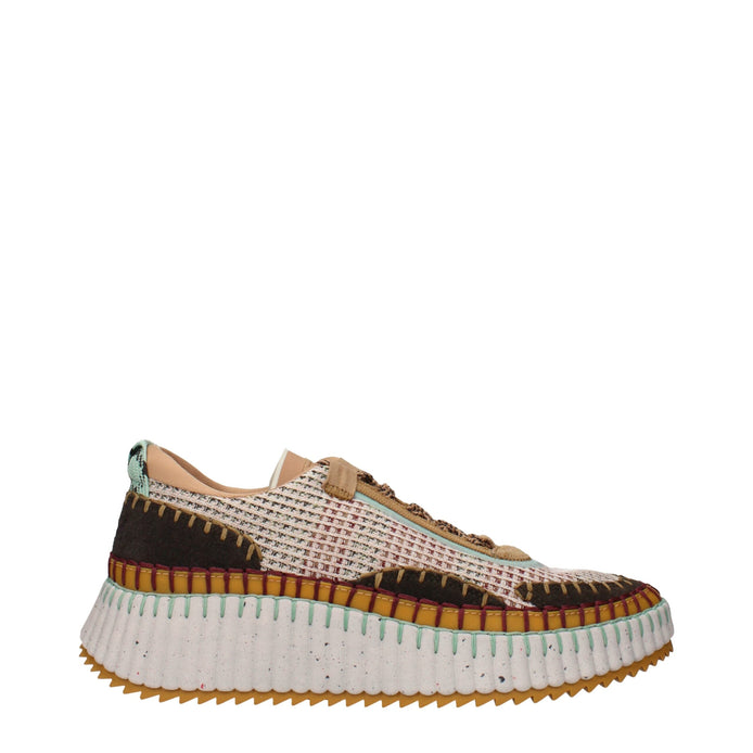 Chloé Multicolor Fabric Chunky Sneakers Chloé