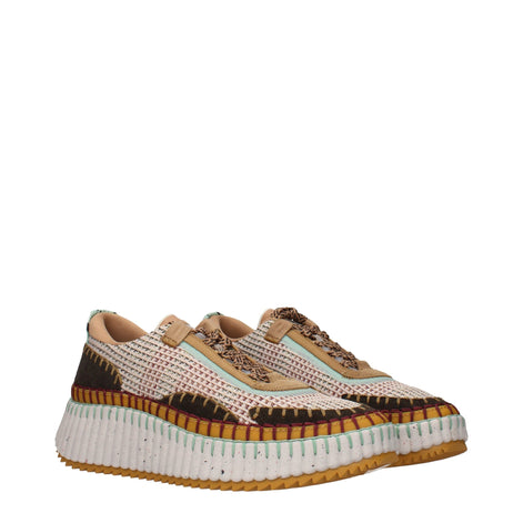 Chloé Multicolor Fabric Chunky Sneakers Chloé