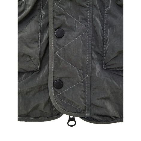 Paul & Shark Gray Polyester Sleveless Jacket Paul & Shark