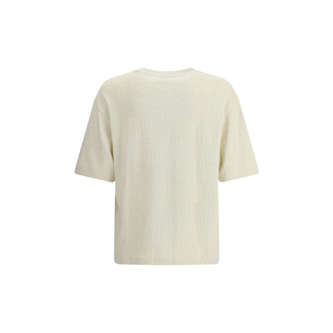 Off-White Cream Cotton T-Shirt Off-White
