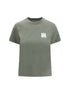 Amiri Green Cotton T-Shirt Amiri