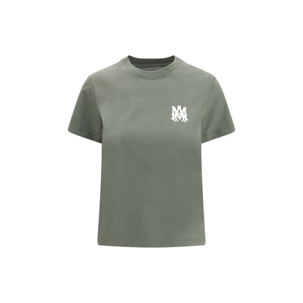 Amiri Green Cotton T-Shirt Amiri