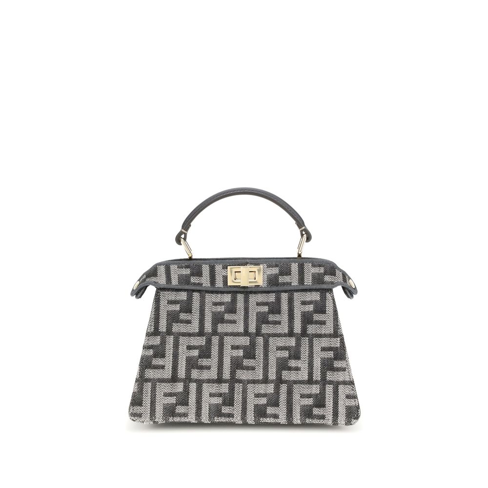 Fendi Blue Fabric Shoulder Bag Fendi