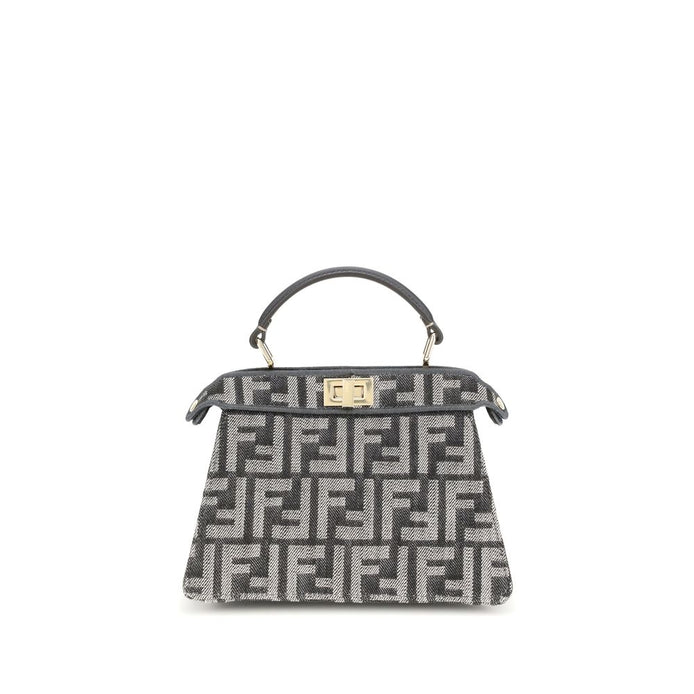 Fendi Blue Fabric Shoulder Bag Fendi
