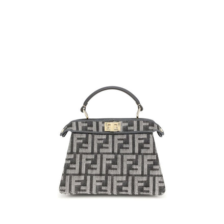 Fendi Blue Fabric Shoulder Bag Fendi