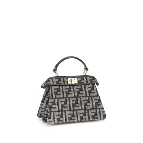 Fendi Blue Fabric Shoulder Bag Fendi