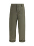 Golden Goose Green Cotton Chino Pants Golden Goose