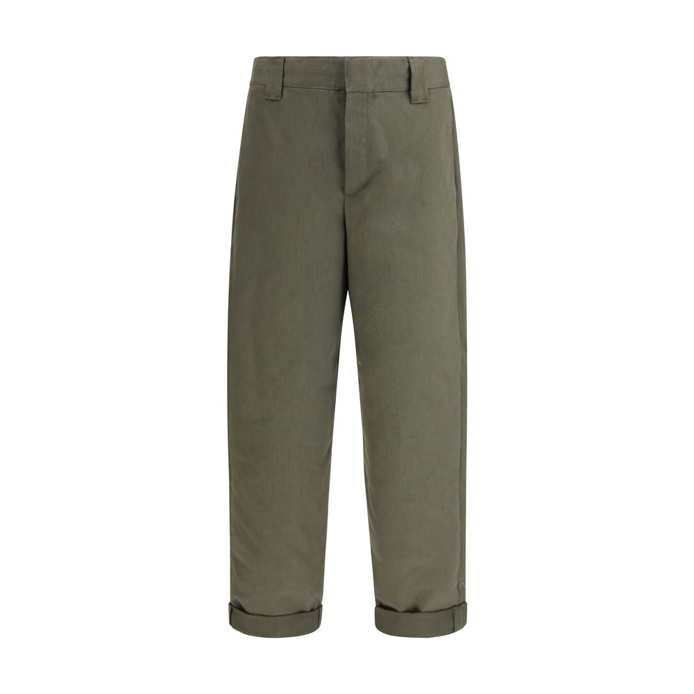 Golden Goose Green Cotton Chino Pants Golden Goose