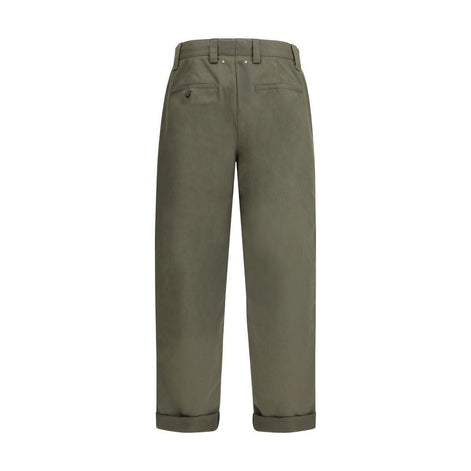 Golden Goose Green Cotton Chino Pants Golden Goose