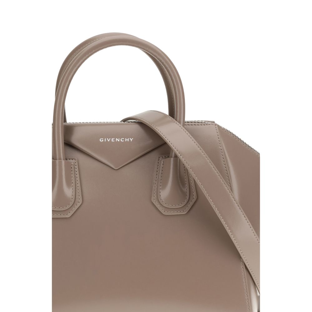 Givenchy Gray Calf Leather Bos Taurus Shoulder Bag Givenchy