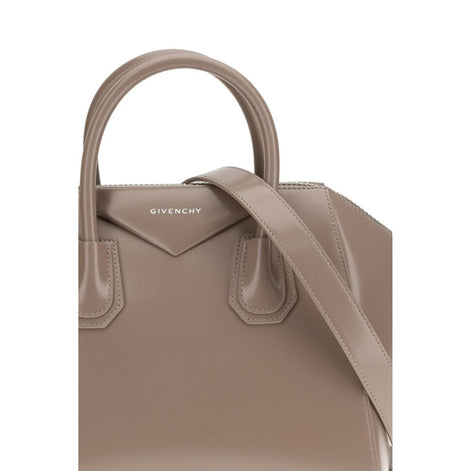 Givenchy Gray Calf Leather Bos Taurus Shoulder Bag Givenchy