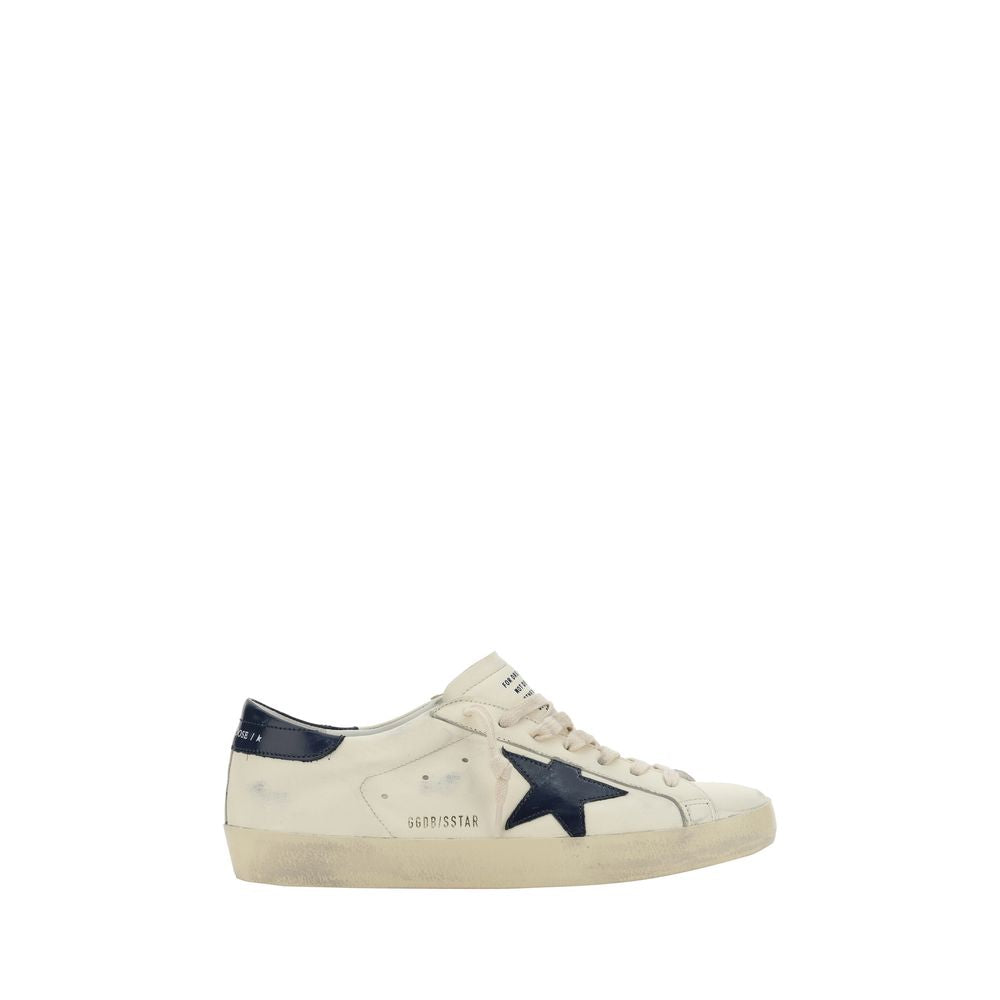 Golden Goose White Goatskin Low Top Sneakers Golden Goose