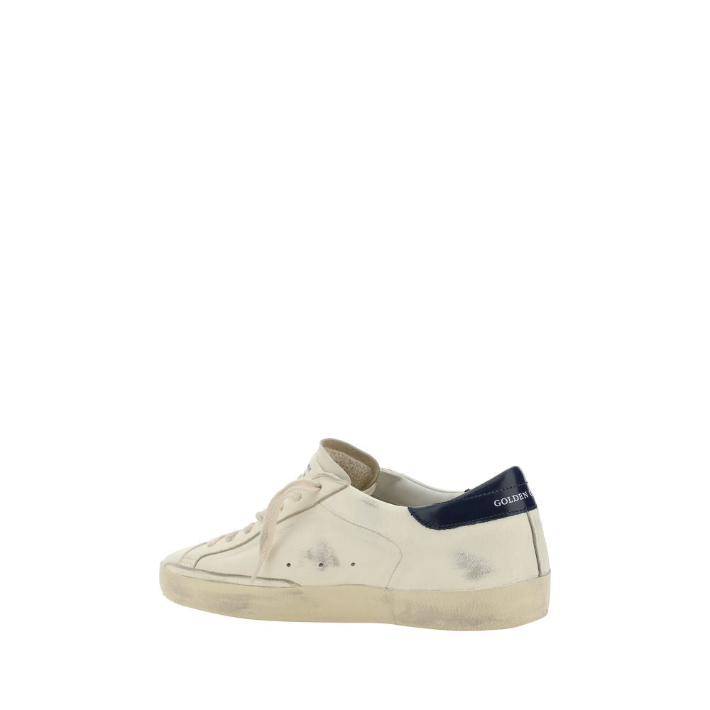 Golden Goose White Goatskin Low Top Sneakers Golden Goose