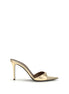 Giuseppe Zanotti Gold Leather Stiletto Heel Sandals Giuseppe Zanotti