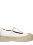 Marni White Leather Slip-On Loafers Marni