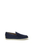 Tod's Blue Calf Leather Bos Taurus Slip-On Loafers Tod's
