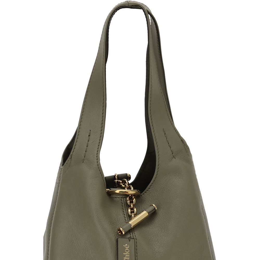 Chloé Green Buffalo Leather Shoulder Bag Chloé