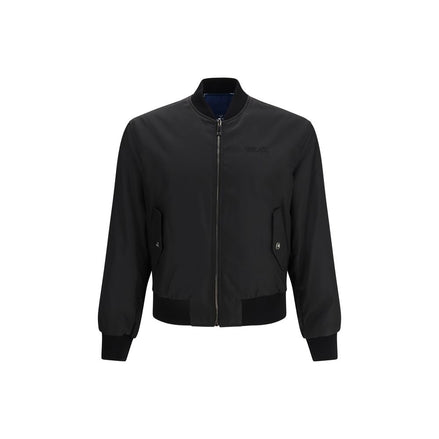 Versace Black Polyamide Bomber Versace