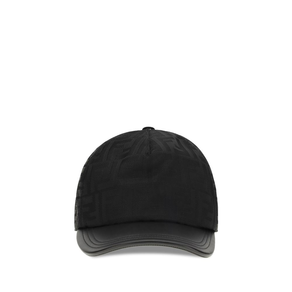 Fendi Black Polyamide Cap (Baseball Hat) Fendi