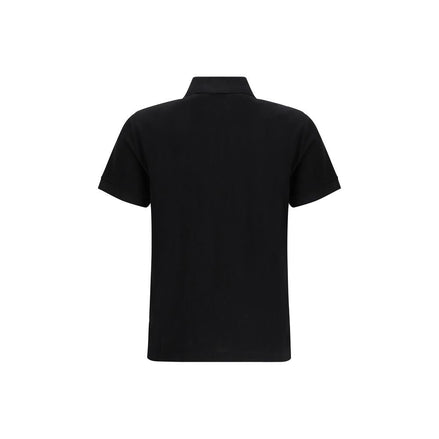 Fendi Black Cotton Polo Shirt Fendi