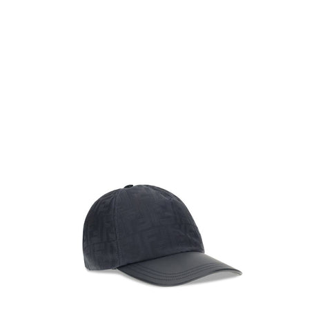 Fendi Blue Polyamide Cap (Baseball Hat) Fendi