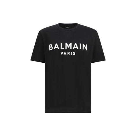 Balmain Black Cotton T-Shirt Balmain