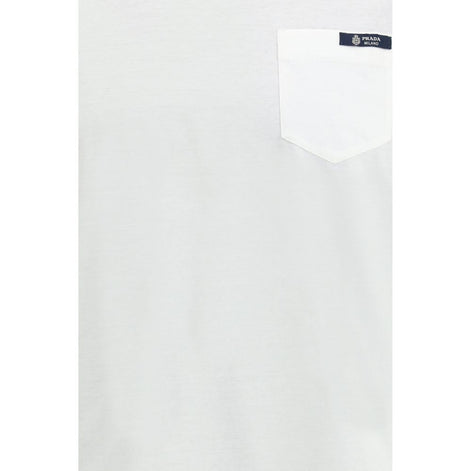 Prada White Cotton T-Shirt