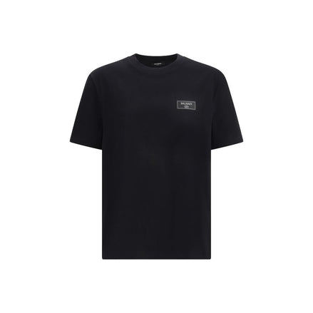 Balmain Black Cotton T-Shirt Balmain
