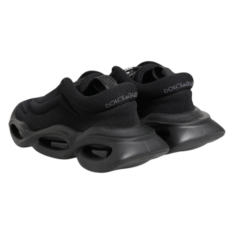 Dolce &amp; Gabbana Schwarze Slip-On Low Top Wave Sneakers