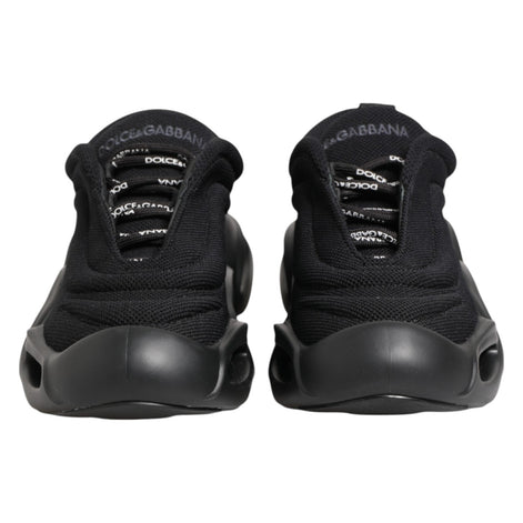 Dolce &amp; Gabbana Schwarze Slip-On Low Top Wave Sneakers