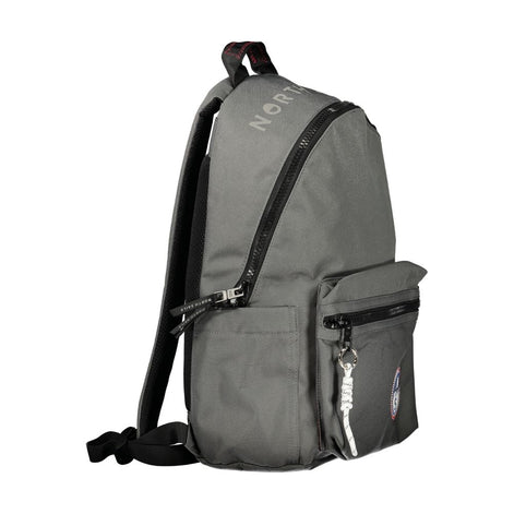 North Sails Grigio Polyester Men Backpack North Sails