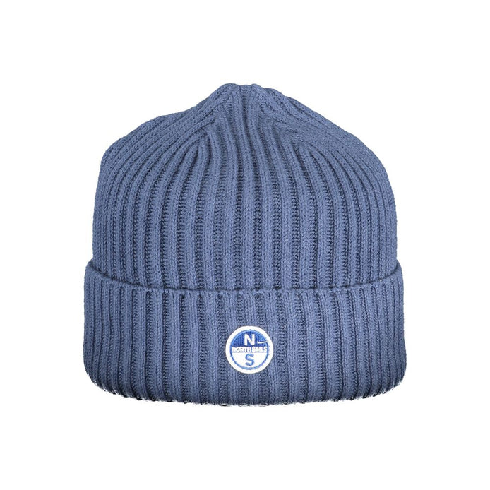 North Sails Blue Cotton Men Cap North Sails