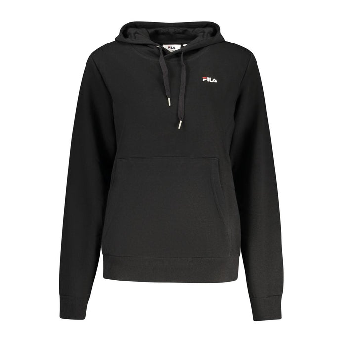 Fila Black Cotton Women Hoodie Fila