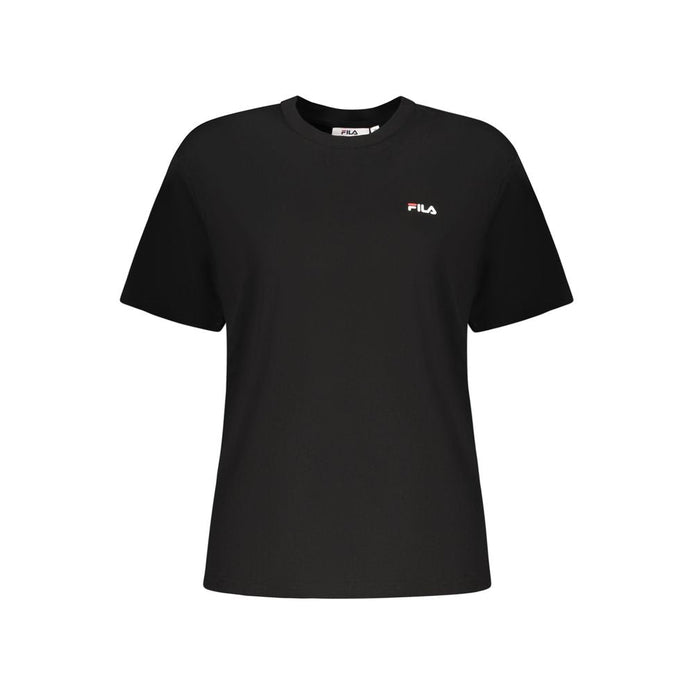 Fila Black Cotton Women T-Shirt Fila