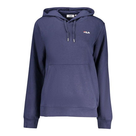 Fila Blue Cotton Women's Hooded Sweatshirt Fila