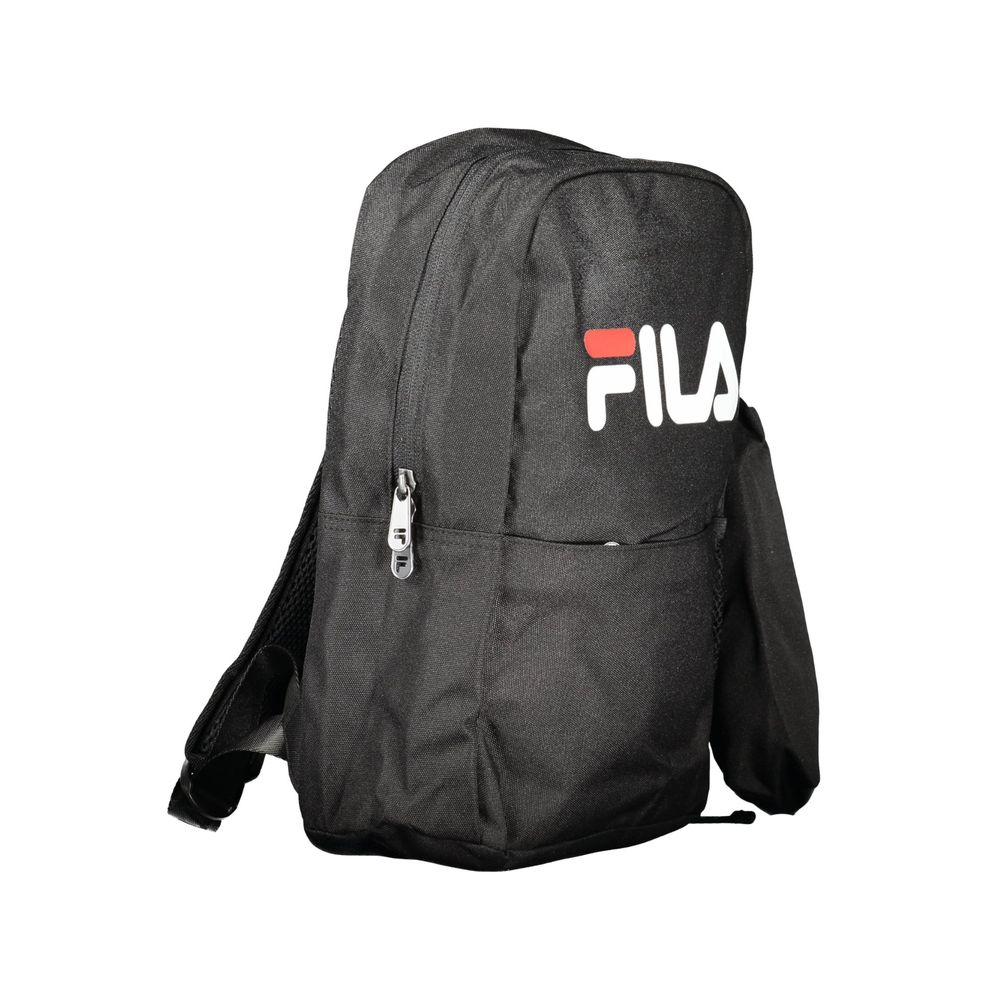 Fila Black Polyester Men Backpack Fila