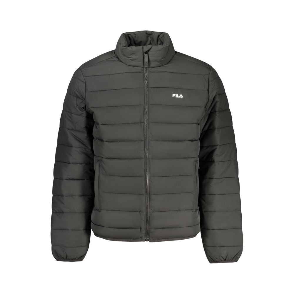 Fila Black Polyester Men's Jacket Fila