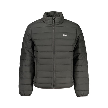 Fila Black Polyester Men's Jacket Fila
