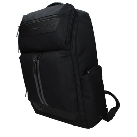 Piquadro Black Fabric Backpack Piquadro