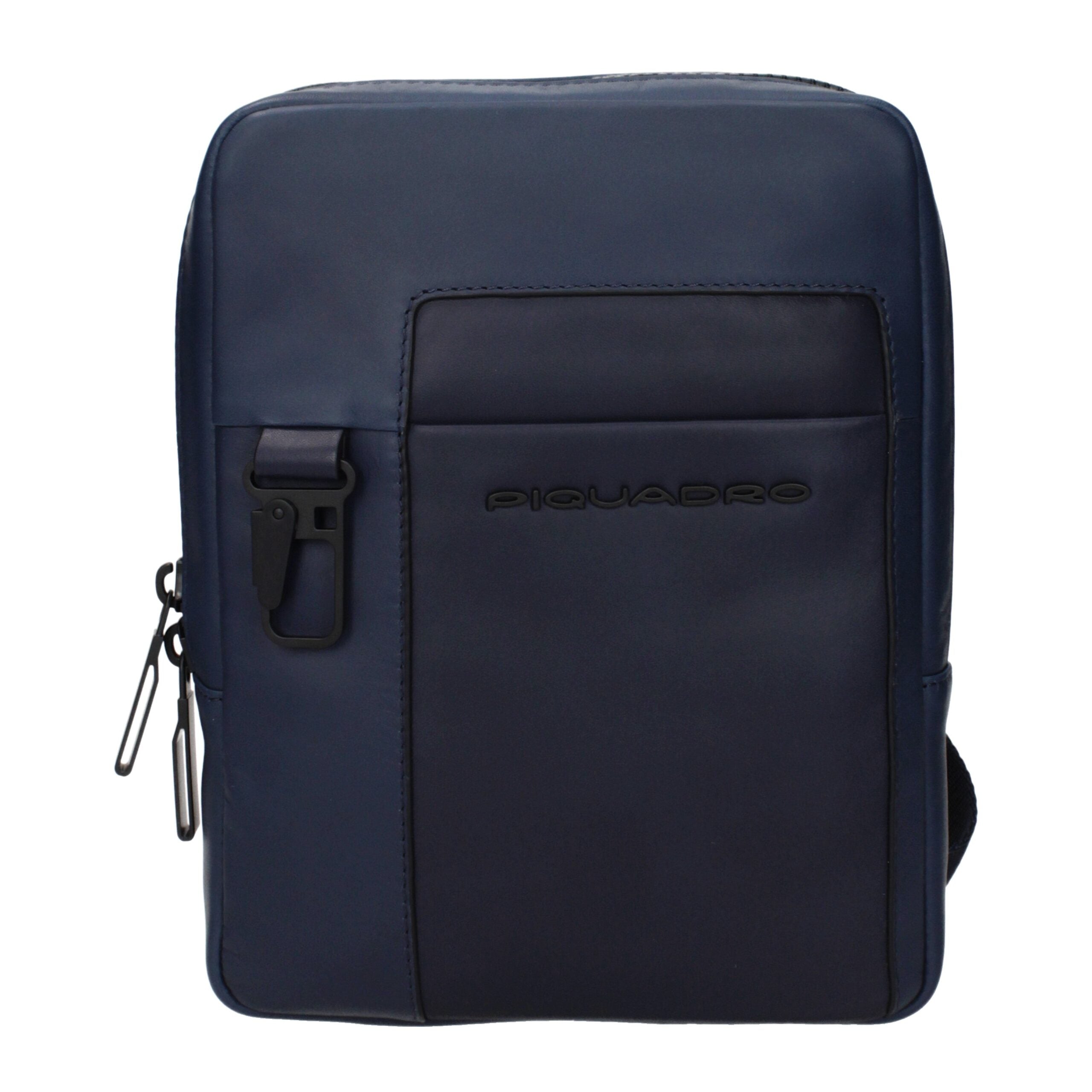 Piquadro Blue Leather Crossbody Bag Piquadro