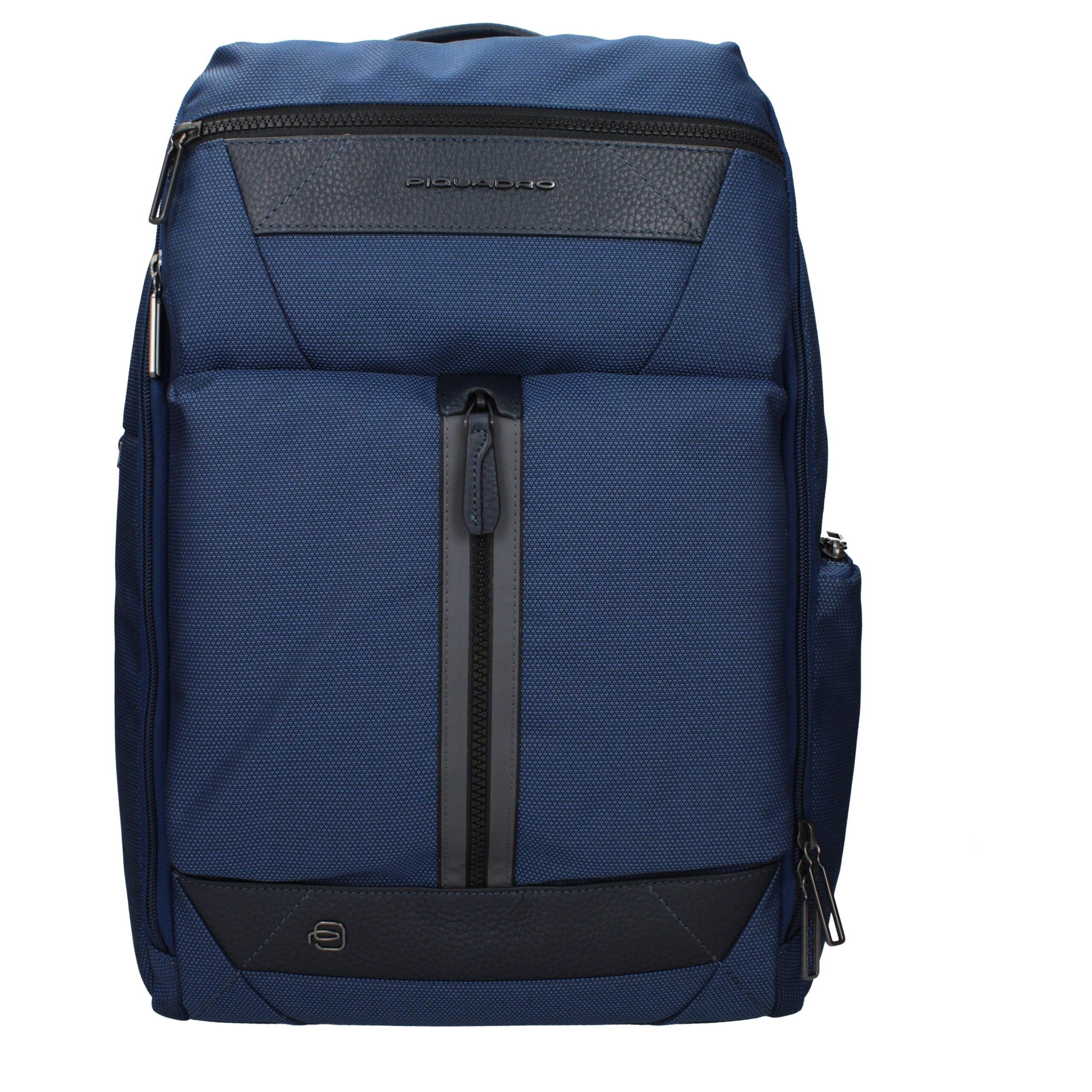Piquadro Blue Fabric Backpack Piquadro