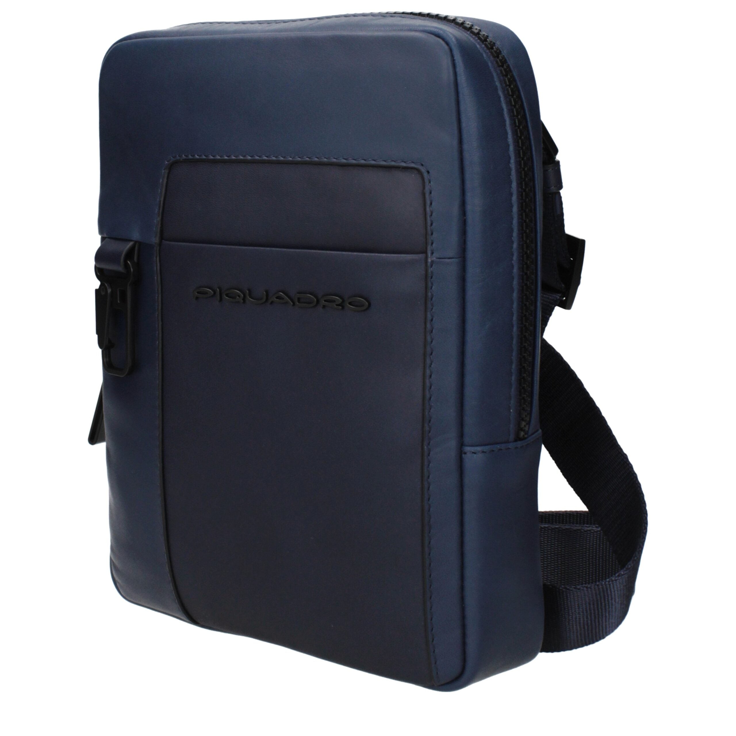 Piquadro Blue Leather Crossbody Bag Piquadro