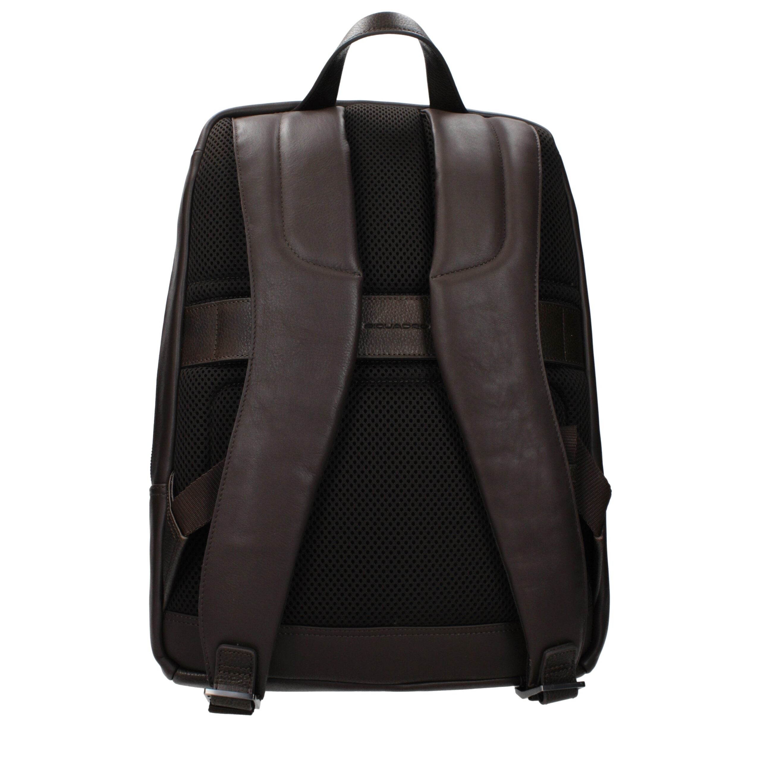 Piquadro Brown Leather Backpack Piquadro