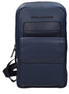 Piquadro Blue Leather Backpack Piquadro