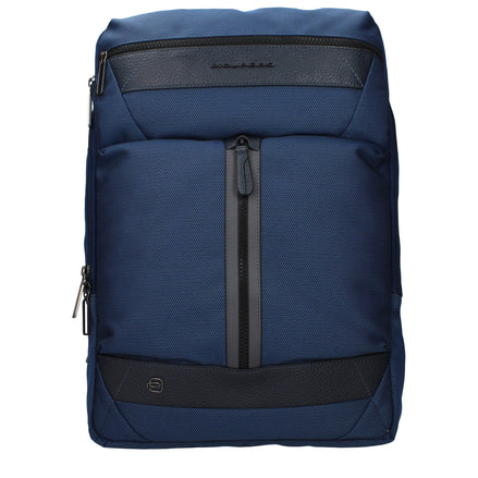 Piquadro Blue Fabric Backpack Piquadro
